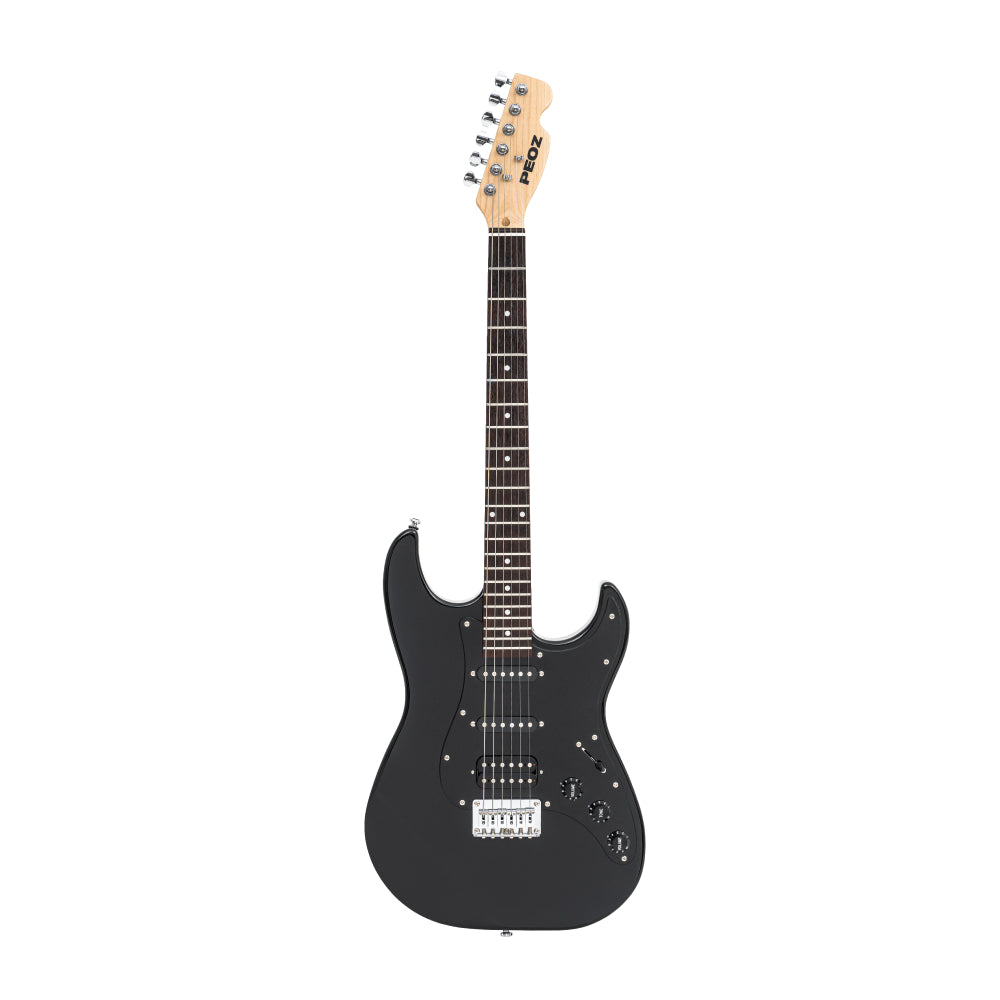 PEOZ Smart Guitar β 30 Built-in Effects, App Control, 5W Speaker, Strat-Type, Easy Setup for Home Studio, Street Performance, and Beginners