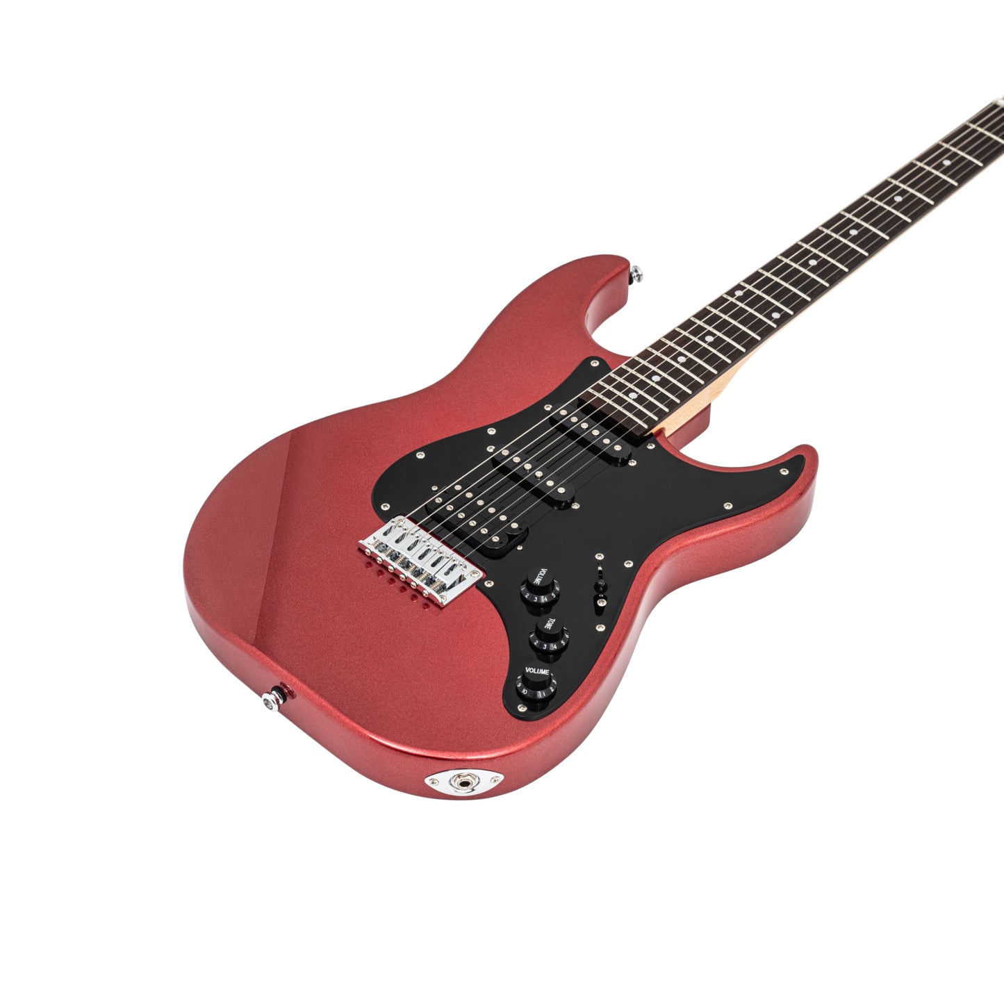 PEOZ Smart Guitar – 30 Built-in Effects, App Control, 5W Speaker, Strat-Type, Easy Setup for Home Studio, Street Performance, and Beginners